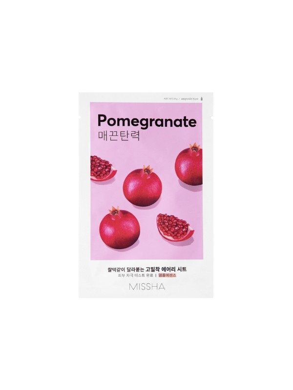 Missha Airy Fit Sheet Mask Pomegranate Ujędrniająca Maska w Płachcie 19 g