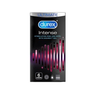 Durex Intens Prezerwatywy karbowane 6 sztuk