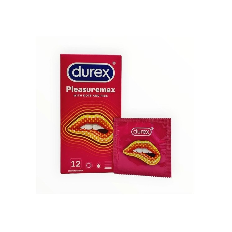 Durex Max Pleasure Prezerwatywy karbowane 12 sztuk