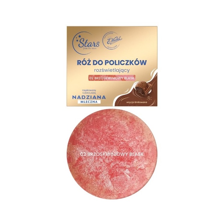 Stars from the stars Wedel Nadziana Róż rozświetlający 02 brzoskwiniowy blask 3.3 G