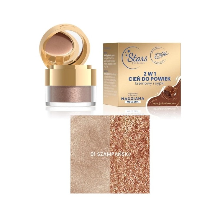 Stars from the stars Wedel Nadziana 2 in 1 Eyeshadow 01 Champagne 1. 5 G + 2.6 G
