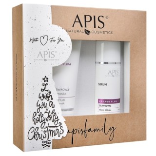 Apis Zestaw Świąteczny Kakadu plum Śliwkowa maska 200 ml + Śliwkowe serum 100 ml