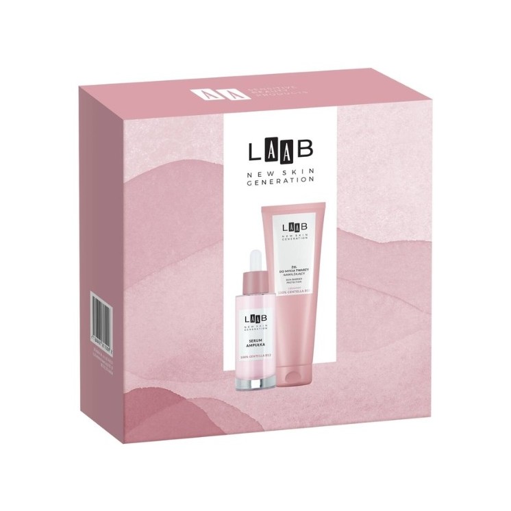 AA Gift Set Laab Skin Barrier Protection Facial Cleansing Gel + Concentrated serum - 30 ml ampoule