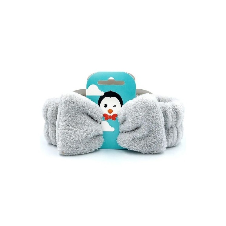 ECHOLUX Hairband with Bow Gray