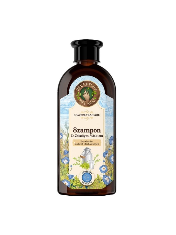 Herbalist's Recipes Shampoo with sour milk for dry and colored hair 350 ml