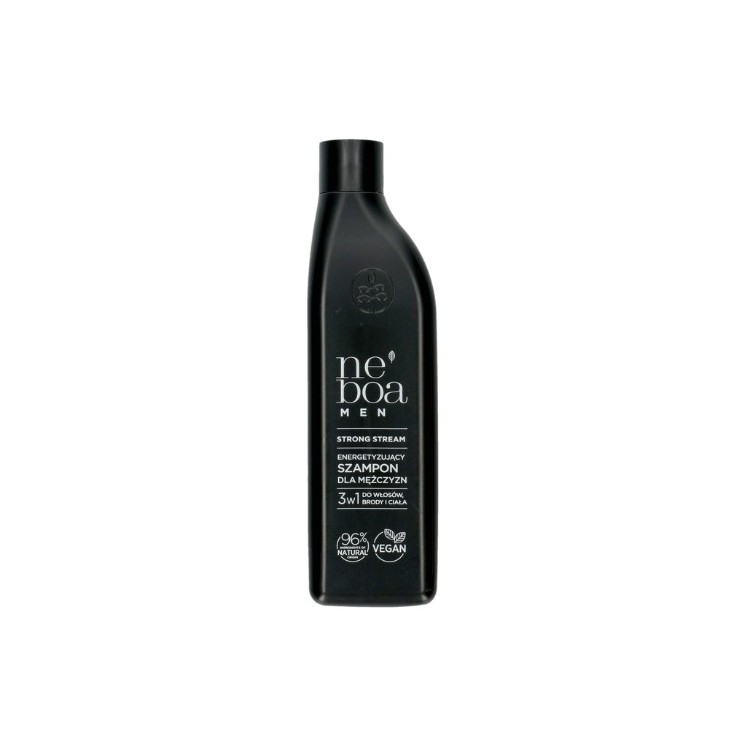 Neboa Men Strong Stream Men's Hair Shampoo Energizing 3 in 1 300 ml