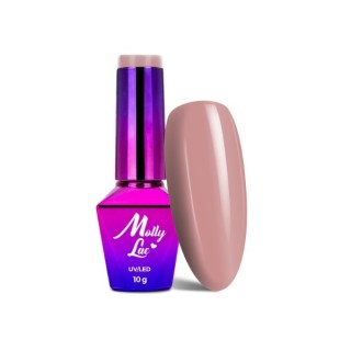 MollyLac Hybrid Nail Polish Skin & Make up Natural /303/ 10 ml