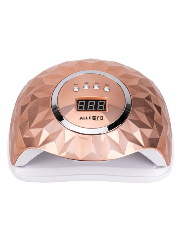 dual UV/ LED Nail Lamp 248 W for Hybrid Varnishes and Gels Gold