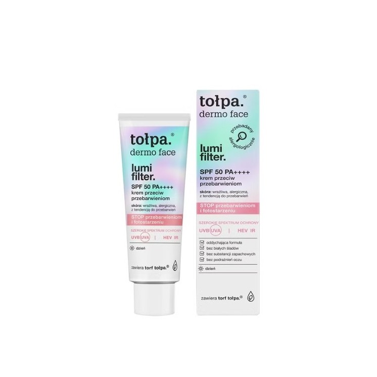 Tołpa Dermo Face Lumi Filter Anti-spot Cream SPF 50 PA++++ 40 ml