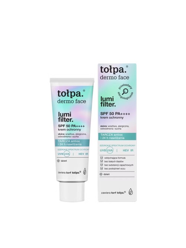 Tołpa Dermo face Lumi Filter Protective Cream SPF 50 PA++++ 40 ml