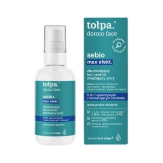 Tołpa Dermo Face Sebio Max Effect. exfoliating pore-tightening concentrate 75 ml