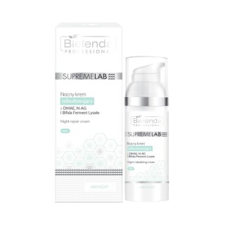 Bielenda Professional SUPREMELAB Night rebuilding cream with DMAE, N-AG, Bifida Ferment Lysate 30 ml