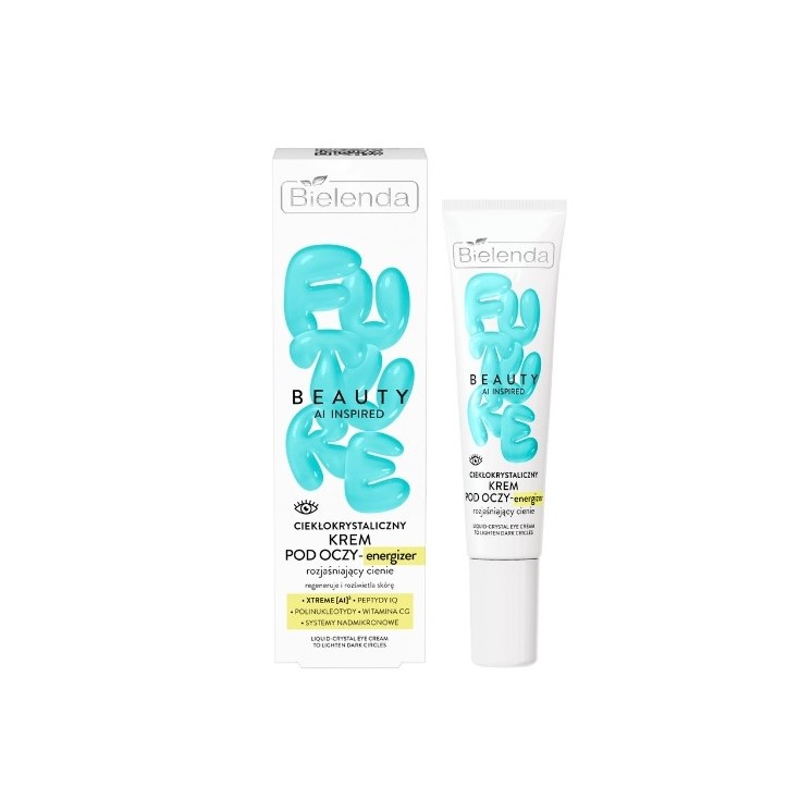 Bielenda FUTURE BEAUTY Ciekłokrystaliczny krem - energizer pod oczy rozjaśniający cienie 15 ml