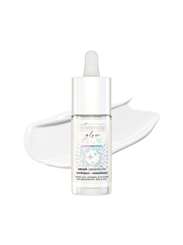 Bielenda Glaze & Glow Ceramic Serum moisturizing and brightening glazed skin effect 30 ml