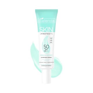 Bielenda SKIN PROTECT Protective cream SPF 50 normalizing - mattifying, PA++++, UVA + UVB + HEV 40 ml