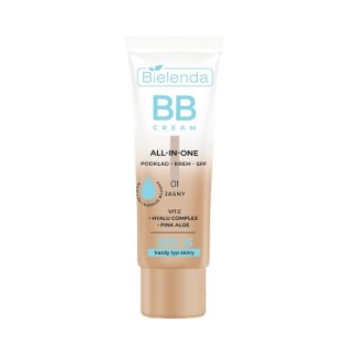 Bielenda ALL IN ONE BB CREAM każdy typ skóry odcień 01 jasny 30 ml