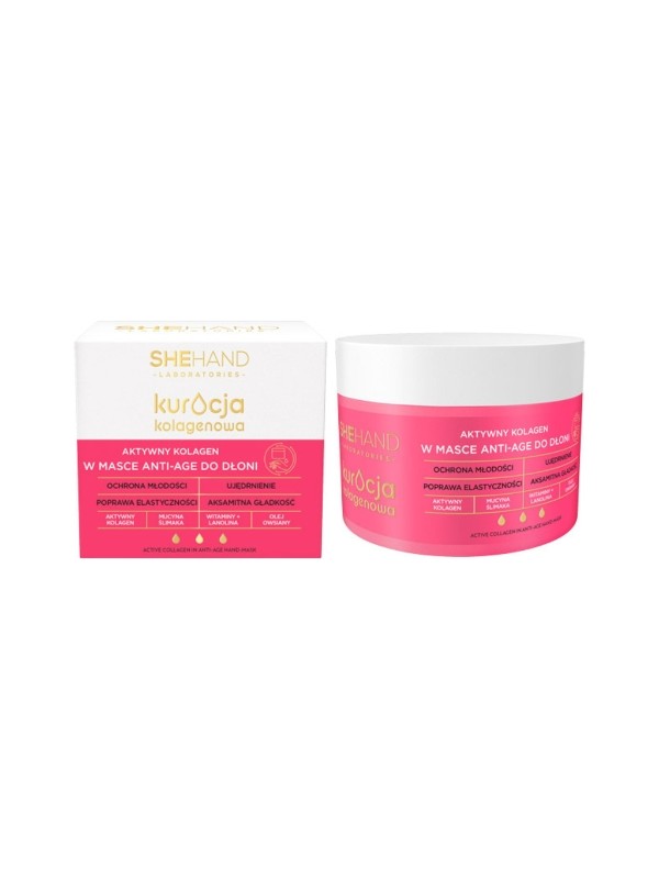 SheHand Collagen Treatment Active collagen for hands in an anti-age mask 80 g