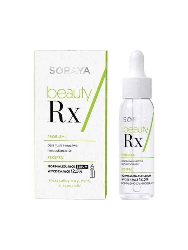 Soraya Beauty RX Normalizujące serum wyciszające z kwasem salicylowym, cynkiem i niacynamidem 30 ml