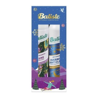 BATISTE Holiday Set Luxe Dry Shampoo 200 ml + Overnight Light Cleanse 200 ml