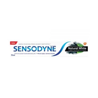 Sensodyne Natural White z węglem Pasta do zębów 75 ml