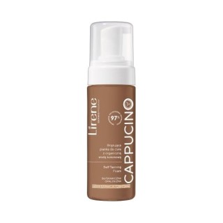 Lirene Self Tanning Brązująca pianka do ciała z organiczną wodą kokosową Cappucino 150 ml