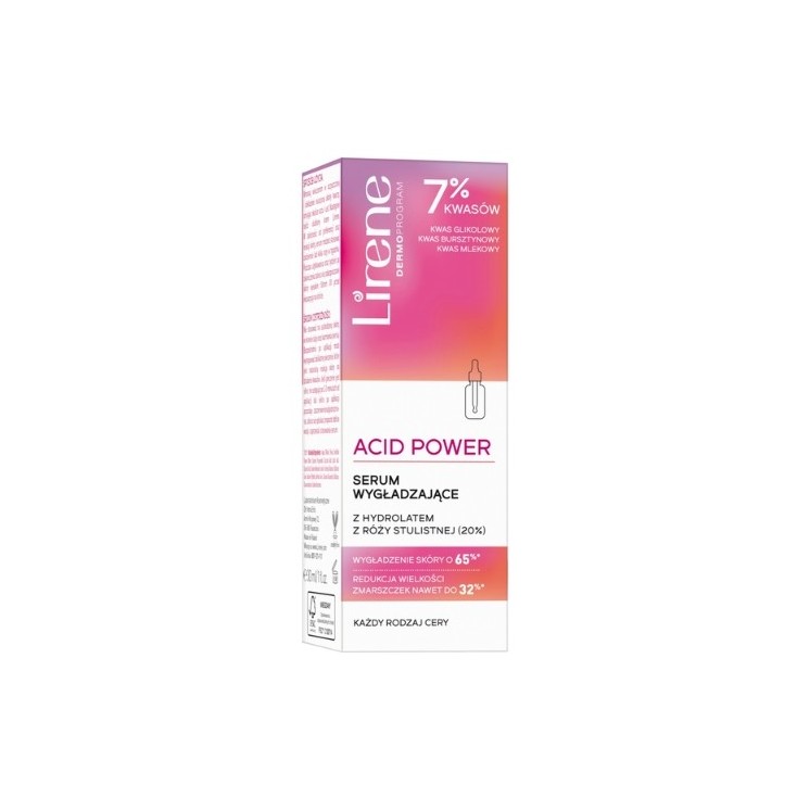 Lirene Acid Power smoothing serum with centifolia rose hydrolate 30 ml