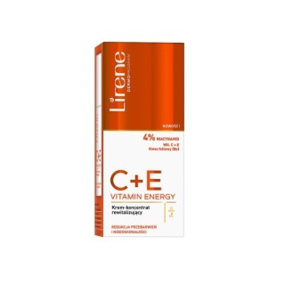 Lirene Revitalizing Face Cream Concentrate C+E Vitamin Energy 40 ml