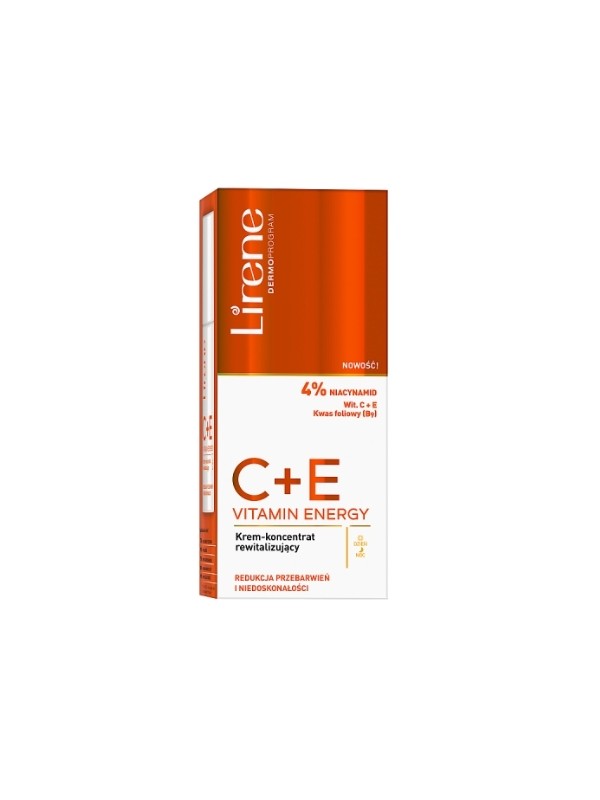 Lirene Revitalizing Face Cream Concentrate C+E Vitamin Energy 40 ml