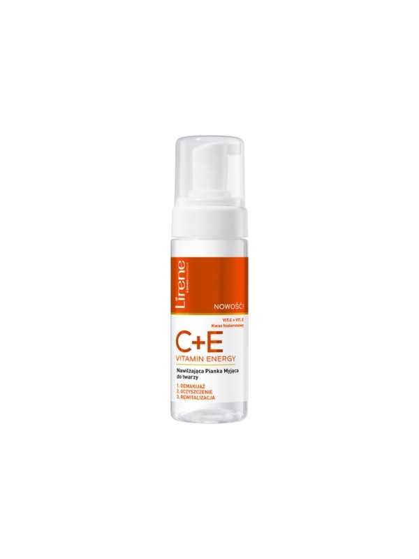 Lirene C+E Vitamin Energy Moisturizing Face Wash Foam 150 ml