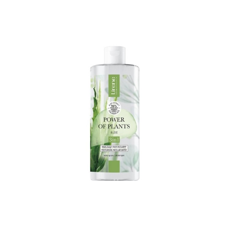 Lirene Power of Plants płyn micelarny 3w1 Aloes 400 ml