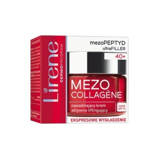 Lirene Mezo Collagene 40+ Hydrating Active Lifting Day Cream Express Smoothing 50 ml