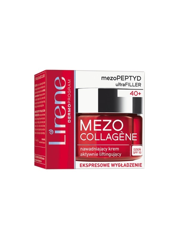 Lirene Mezo Collagene 40+ Hydrating Active Lifting Day Cream Express Smoothing 50 ml