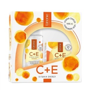 Lirene Set C+E moisturizing cleansing foam 150 ml + nourishing face cream 50 ml