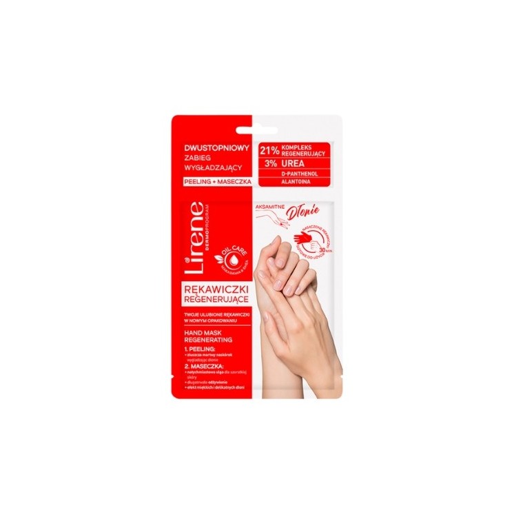 Lirene DermoProgram Velvet Hands Regenerating Gloves 1 Pair