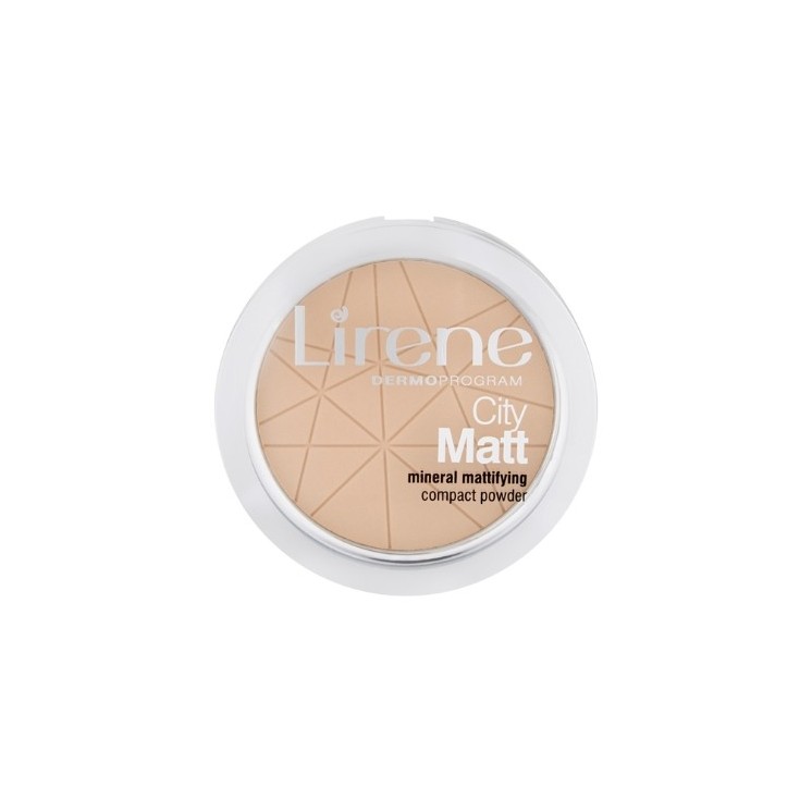 Lirene City Matt Mineral Mattifying Compact Powder mineral matting powder 01 Transparent 9 g