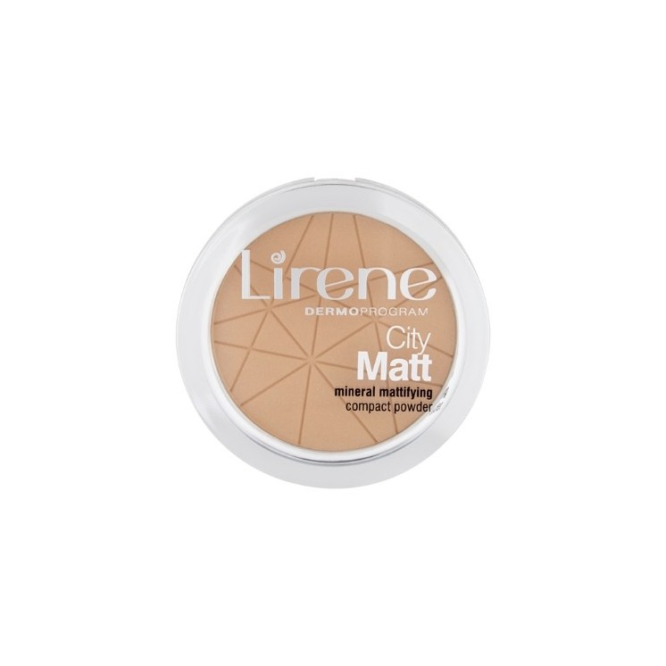 Lirene City Matt Mineral Mattifying Compact Powder 03 Beige 9 g