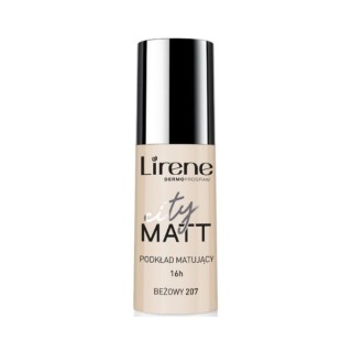 Lirene City Matt Mattifying and Smoothing Face Fluid /207/ Beige 30 ml