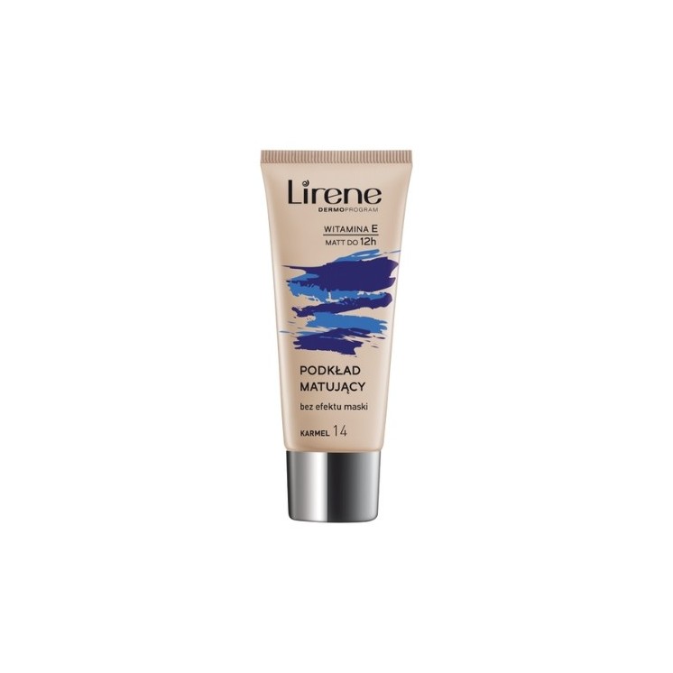 Lirene Nature Matte Mattifying Fluid for Face 14 Caramel 30 ml