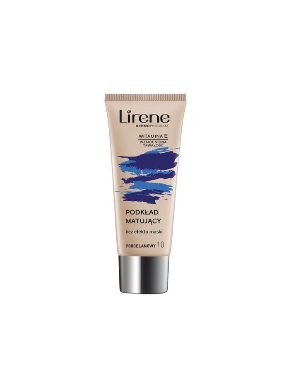 Lirene Nature Matte fluid matujący do twarzy 10 Porcelanowy 30 ml