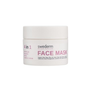 Swederm 4in1 Face Mask revitalization, balance, cleansing and gentle exfoliation 100 ml