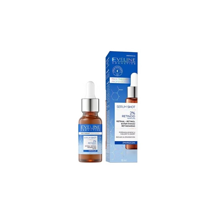 Eveline Serum Shot Wrinkle Reducing Treatment with 2% Retinoid Complex 18 ml