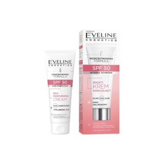 Eveline Concentrated Formula Rich Moisturizing Face Cream SPF50 30 ml