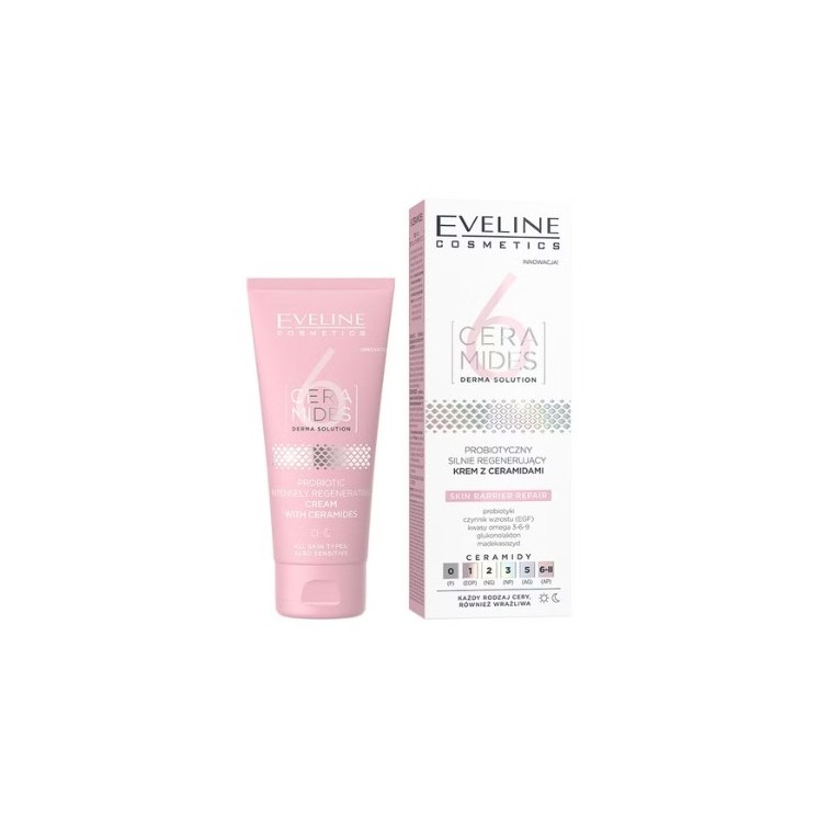 Eveline 6 CERAMIDES strongly regenerating Face cream with ceramides 50 ml