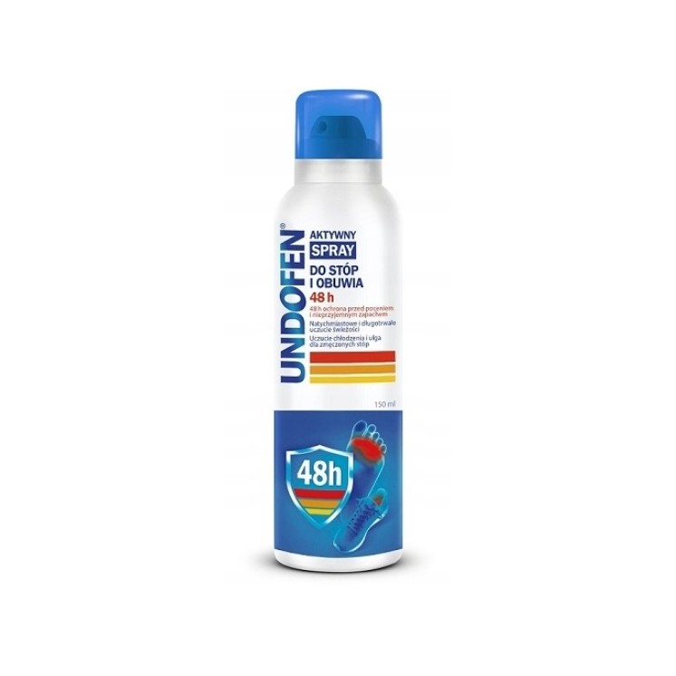 Undofen active Spray for feet and footwear 48h 150 ml