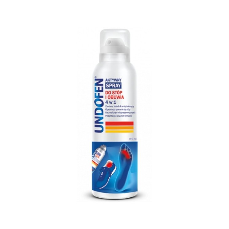 Undofen active Foot and shoe spray 4in1 150 ml