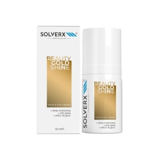 Solverx Beauty Gold Shine Krem do twarzy i pod oczy 30 ml