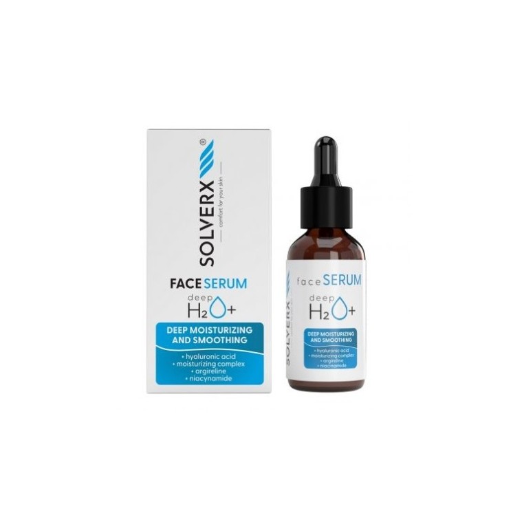 Solverx Deep H2O+ Moisturizing Face Serum 30 ml
