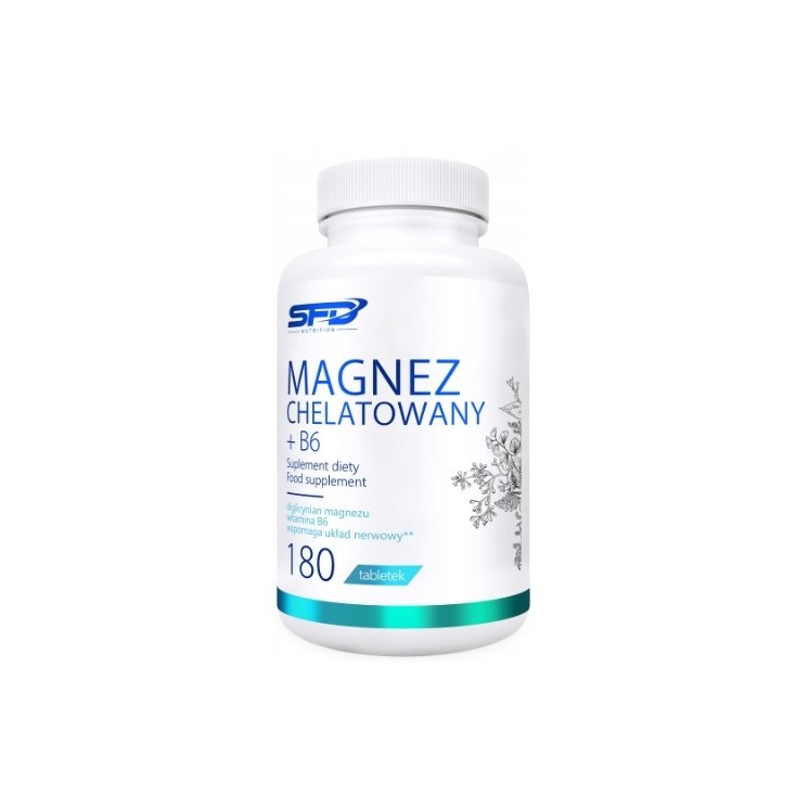 SFD Chelated Magnesium + B6 180 tablets