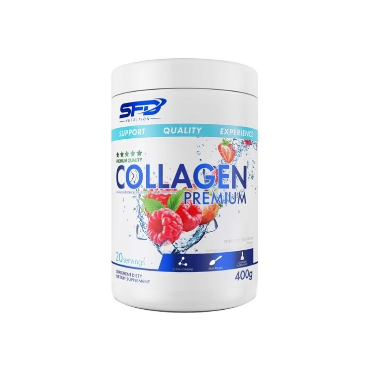 SFD Collagen Premium Raspberry & Strawberry 400 g