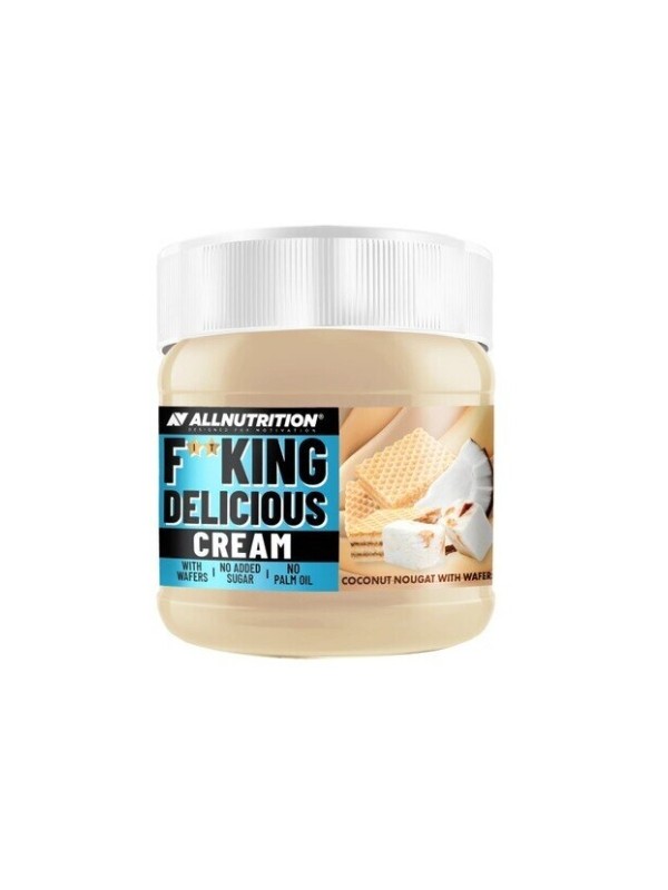 AllNutrition Fitking Delicious Cream Krem nugatowo-kokosowy z waflami 200 g